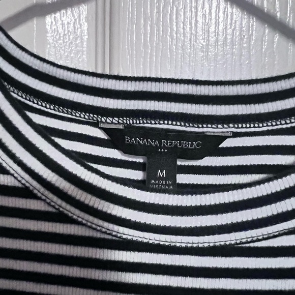 Banana Republic Monochrome Striped Tank Top - Picture 3 of 3